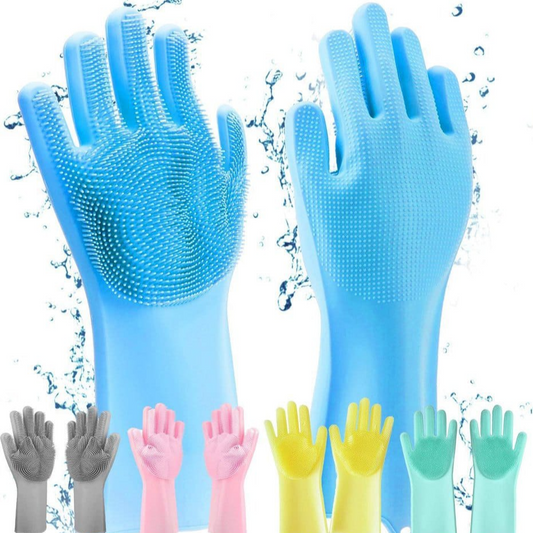 Magic Silicon Dish-washing Gloves