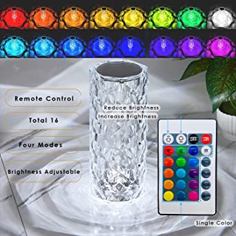 16 Colors Diamond Touch Lamp