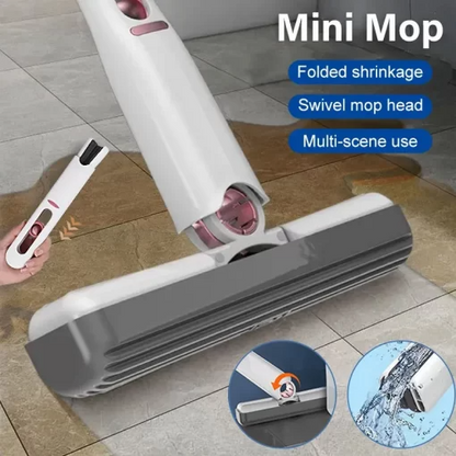 Easy  handheld Portable Mini Squeeze Mop